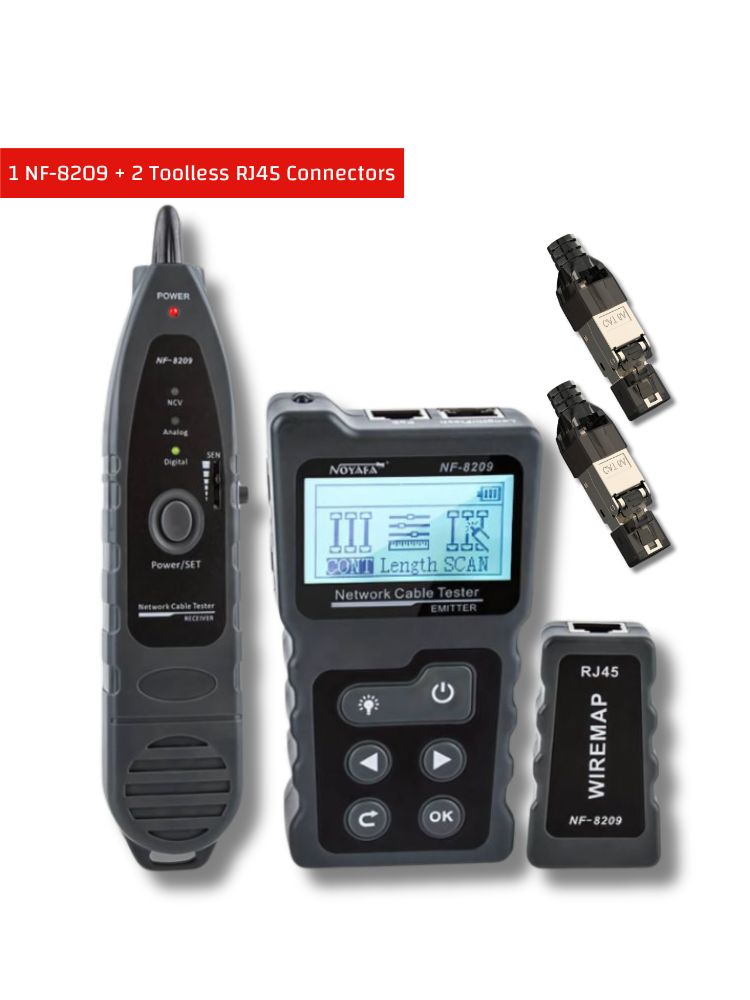 Noyafa NF-8209 Advanced сетевой кабельный тестер с Tone Tracer