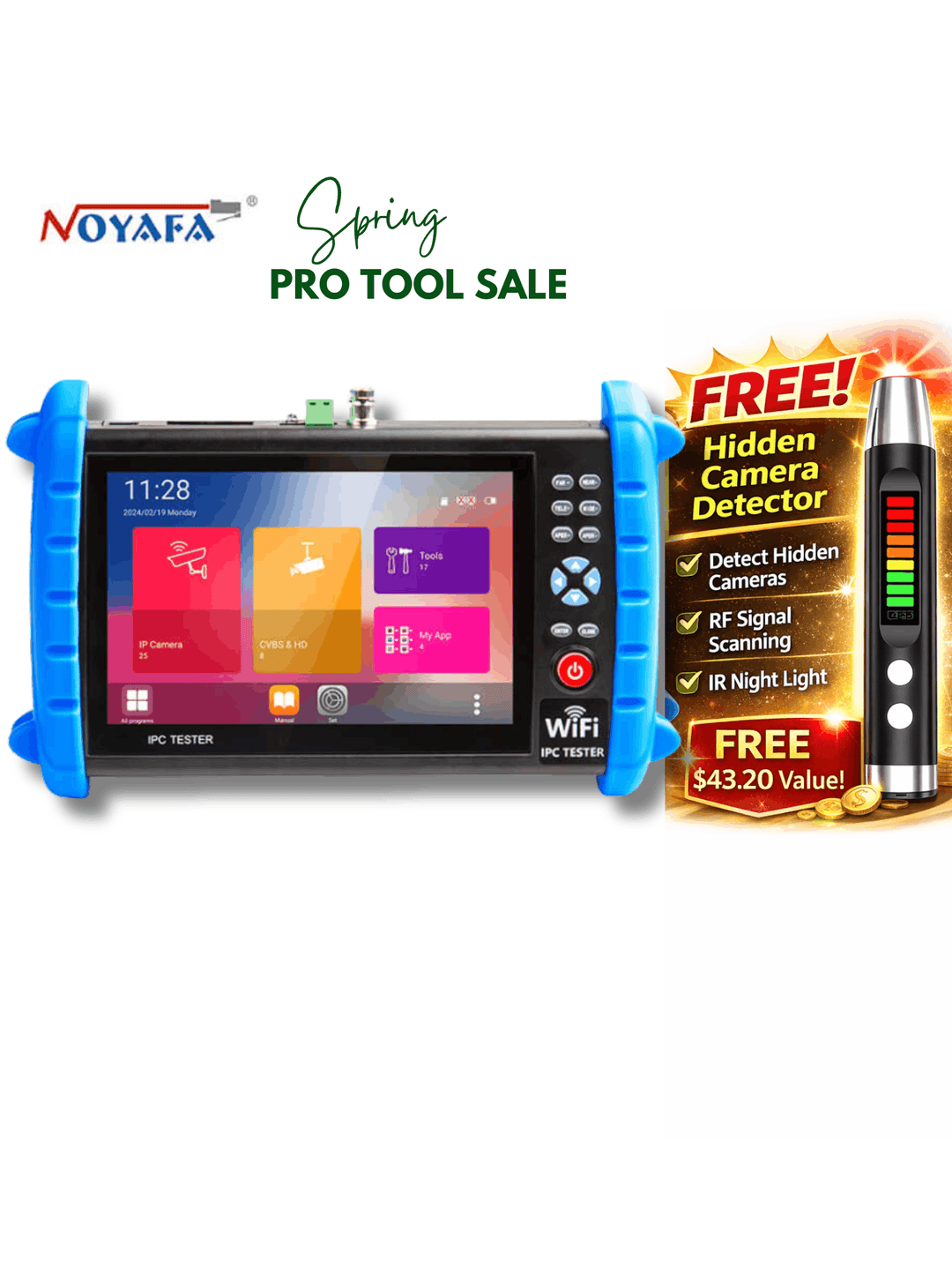Strumento Tester Android per telecamere ONVIF,AHD,TVI,CVI,CVBS,PTZ,IP Strumento Tester Android per telecamere ONVIF,AHD,TVI,CVI,CVBS,PTZ,IP