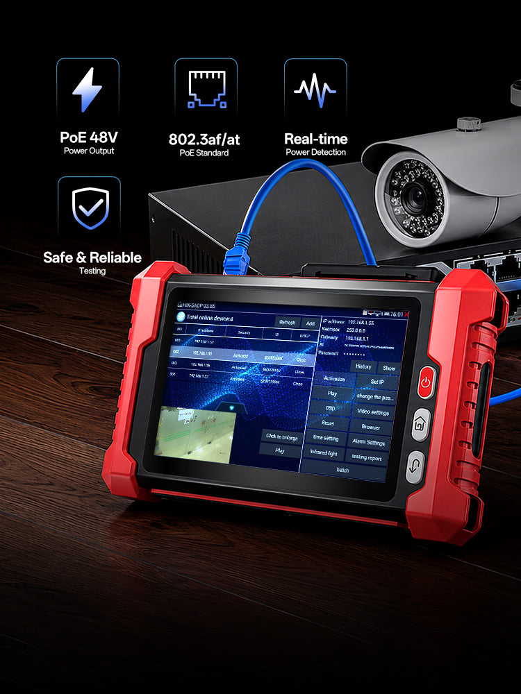 Noyafa 2026 New All-In-One CCTV Tester & Cable Tester & Network