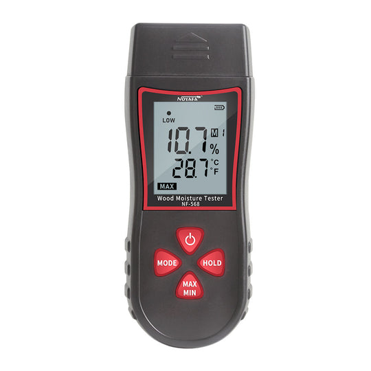 NOYAFA NF-568 Digital Wood Moisture Meter For Lumber Building Material, Pins-style, Ambient Temperature Measurement