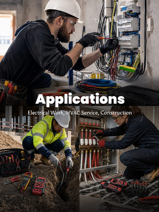 [2026 New] NOYAFA NF-8301 Professional Underground & Wall Circuit Tracer with Digital Multimeter, Dual-Antenna Cable Locator & Fault Finder for Construction, Maintenance & Repair of Power Cables, Communication Cables, Electric Heating Lines, Pipes