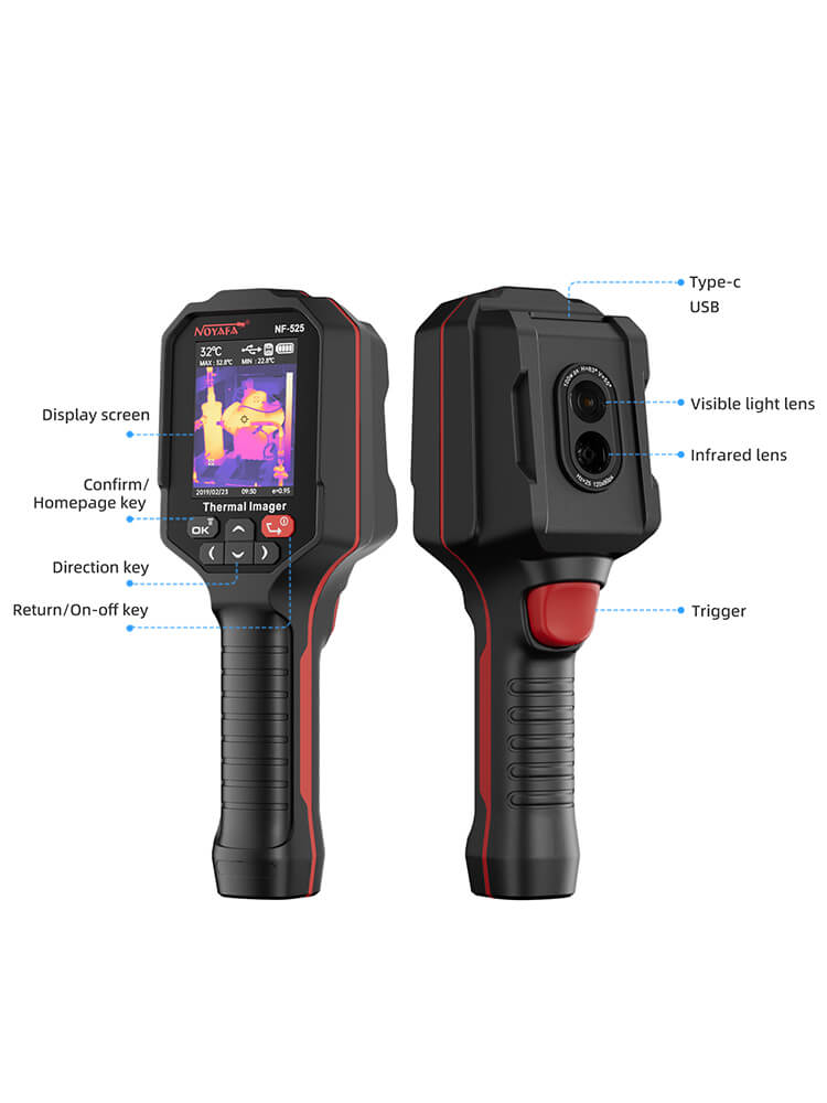 Noyafa NF-525 Handheld Termal Imager for Home, Industrial, Inspección Eléctrica