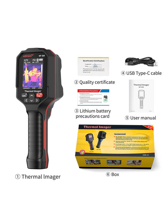 Noyafa NF-525 Handheld Termal Imager for Home, Industrial, Inspección Eléctrica