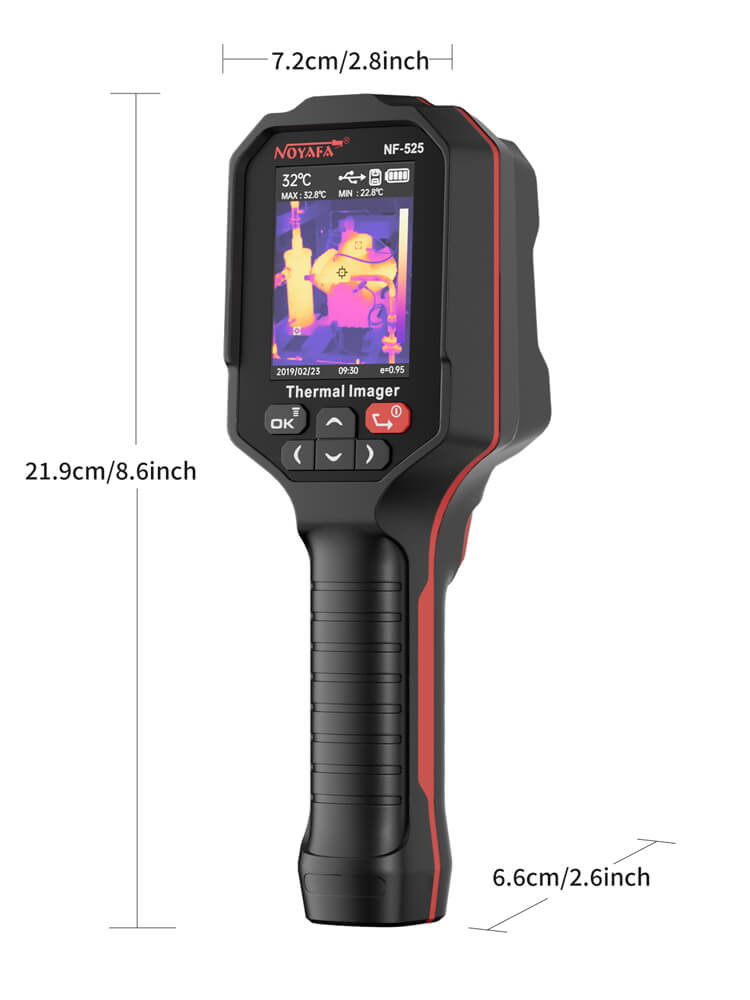 Noyafa NF-525 Handheld Termal Imager for Home, Industrial, Inspección Eléctrica