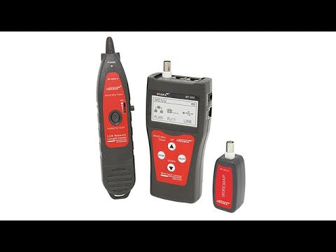 Noyafa NF-300 LCD Cable Tester Support Coax, RJ45, RJ11, USB-A y cables de metal