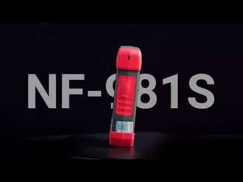 Noyafa NF-981 OTDR Fiber Tester con localizador de fallas visuales y medidor de potencia óptica