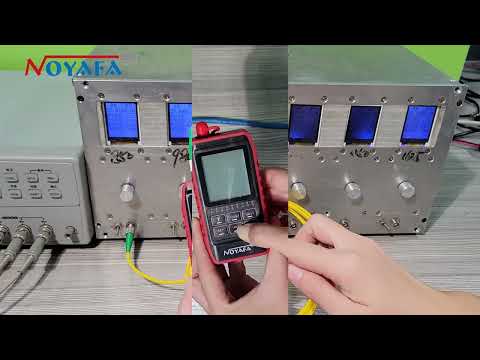 Misuratore di alimentazione ottico della serie NOYAFA NF-908 con localizzatore di guasti visivi e tester per cavi di rete