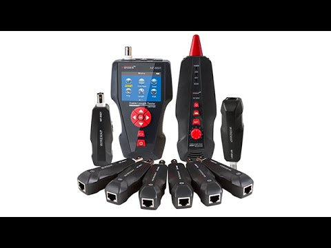NOYAFA NF-8601W Cable Tester with PoE Ping Functions for Network, BNC Coaxial, and Telephone Cables